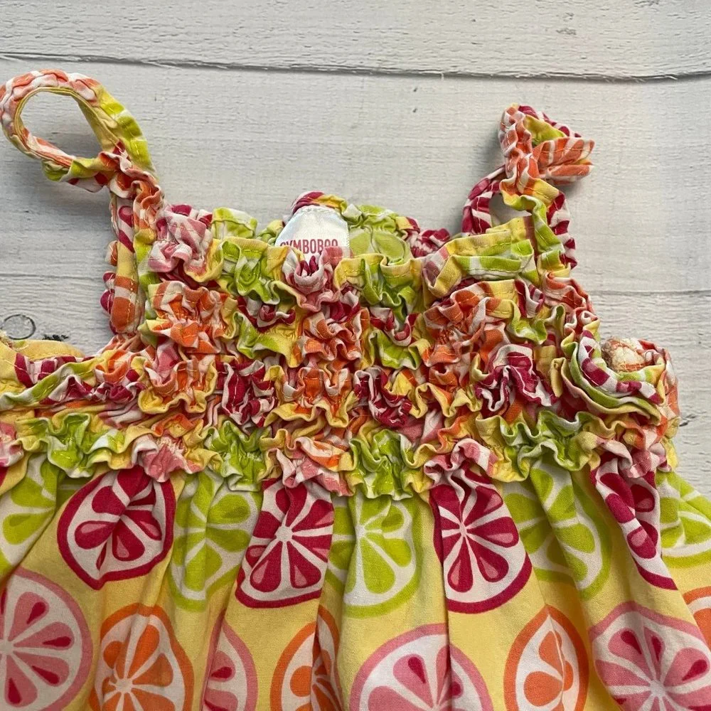 Gymboree girls lemon dress 12-18 months‎